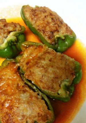 美味しいよ♪肉詰めピーマン-レシピのメイン写真