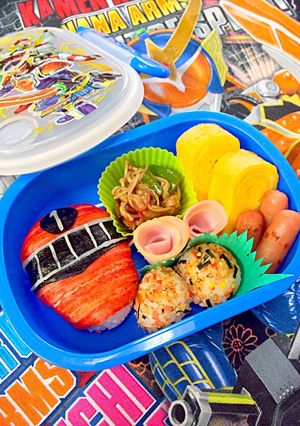 トッキュウジャー弁当-レシピのメイン写真