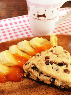 フードプロセッサーで作るチョコスコーン-レシピのメイン写真