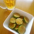 ズッキーニ、今日は焼肉のたれで♪