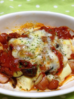 ヘルシー!ナスとキノコ豆腐ミートグラタン-レシピのメイン写真
