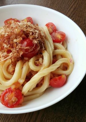 悪阻にも☆ポン酢でサッパリ冷やしうどん-レシピのメイン写真