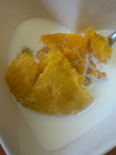 *牛乳を足すだけ、かぼちゃの冷製スープ*-レシピのメイン写真