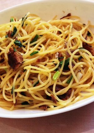 さんま蒲焼き缶詰で簡単パスタ-レシピのメイン写真