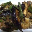 なすとピーマンの焼肉のたれ煮