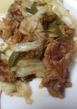 ☆キャベツと豚肉とピーマンの味噌炒め☆-レシピのメイン写真
