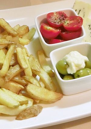 ポテトフライと簡単オードブル-レシピのメイン写真