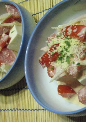 豆腐とトマトのサラダ-レシピのメイン写真