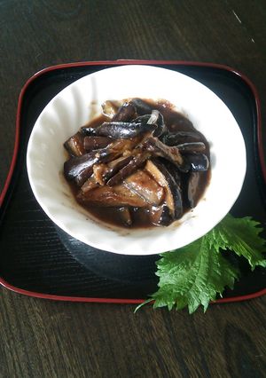 プルーンエキス入り茄子の味噌炒め-レシピのメイン写真