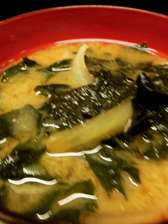 わかめと焼き海苔の味噌汁♪-レシピのメイン写真