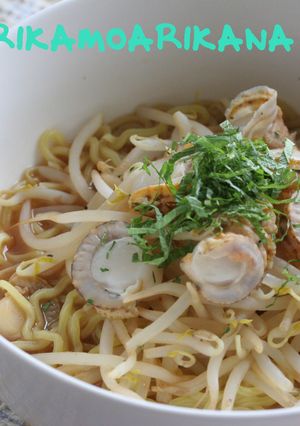 ありかも風ベビーホタテの味噌ラーメン-レシピのメイン写真
