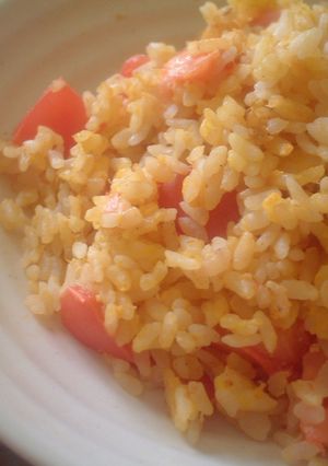 ちょ～てきとう!?トマトチャーハン-レシピのメイン写真
