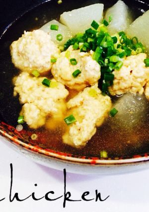 冬瓜と鶏団子のトロトロ煮♬ヘルシー料理-レシピのメイン写真