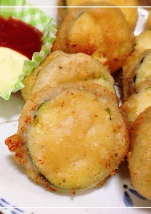 ズッキーニのハムチーズinフリッター-レシピのメイン写真