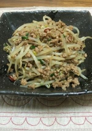 モヤシと豚挽肉の香味炒め★彡-レシピのメイン写真