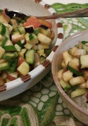 簡単☆たっぷり野菜のトロネバ混ぜご飯-レシピのメイン写真