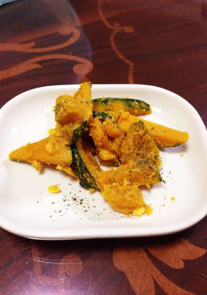 簡単ふかしカボチャカレー味-レシピのメイン写真