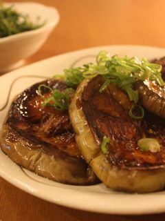 焼き肉のたれで簡単!【賀茂なすステーキ】-レシピのメイン写真
