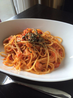 ツナと玉ねぎのトマトソースパスタ-レシピのメイン写真