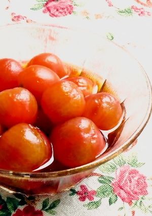 シンプル簡単☆プチトマトのめんつゆマリネ-レシピのメイン写真