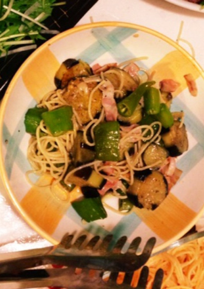 なすと万願寺とうがらしのパスタ-レシピのメイン写真