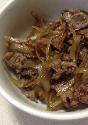 牛肉とごぼうの甘辛炒め-レシピのメイン写真