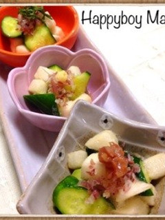 切るだけ◎胡瓜と長芋の3種みょうがポン酢-レシピのメイン写真