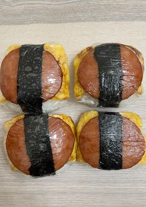 ポーク卵おにぎり-レシピのメイン写真