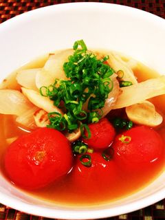 簡単!トマトゴロゴロコンソメスープ-レシピのメイン写真
