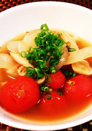 簡単!トマトゴロゴロコンソメスープ-レシピのメイン写真