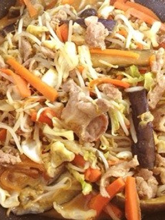 ꒰✩なす豚もやしの味噌炒め✩꒱-レシピのメイン写真