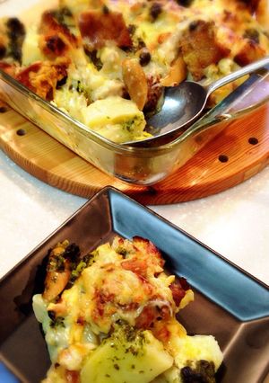 パセリと塩レモンソースのクリームグラタン-レシピのメイン写真