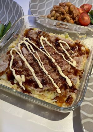 レンチンお好み焼き-レシピのメイン写真