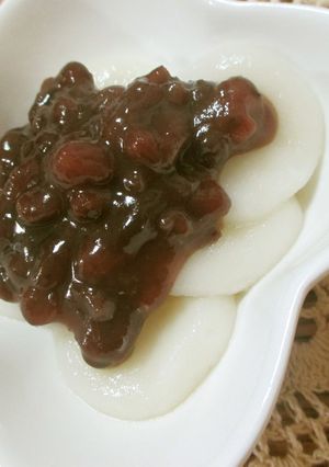 ☆白玉団子☆豆腐入り柔らか♪かき氷お月見-レシピのメイン写真