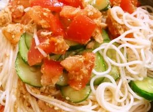 トマトツナきゅうりの変わり素麺-レシピのメイン写真