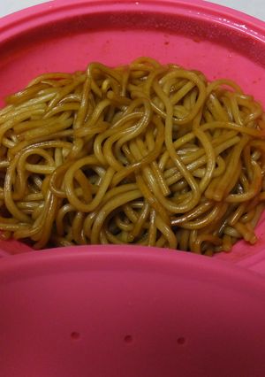 レンジで具なし焼きそば＊モダン焼きに-レシピのメイン写真