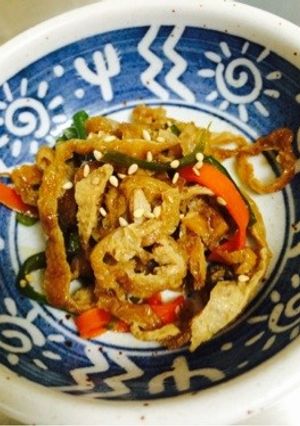 ししとうとお揚げさんのキンピラ風☆-レシピのメイン写真