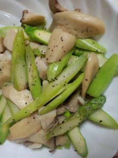 アスパラホタテ新鮮炒め~~♪-レシピのメイン写真