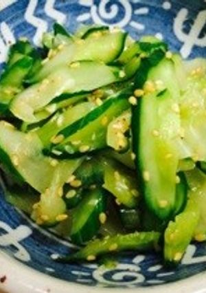 ゴマの風味豊かなきゅうりのナムル☆-レシピのメイン写真