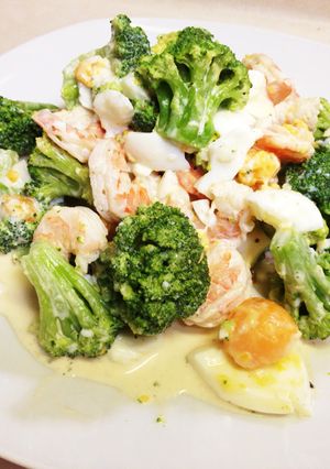 定番お惣菜 ブロッコリーとエビのサラダ-レシピのメイン写真
