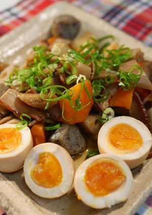 ファミマで３倍！レンジで照りっ照り筑前煮-レシピのメイン写真
