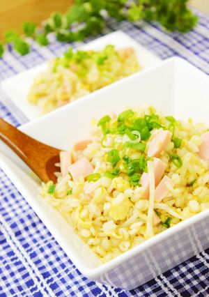 節約＆ダイエット！押し麦でチャーハン-レシピのメイン写真