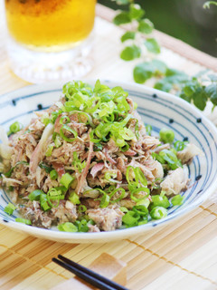 鯖缶で薬味たっぷりで食べるおつまみ♪-レシピのメイン写真