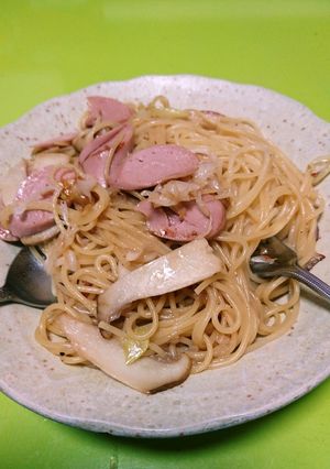 ほたての塩辛で絶品♡和風ペペロンチーノ-レシピのメイン写真