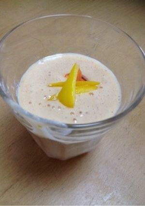 パプリカ人参バナナ豆乳スムージー-レシピのメイン写真