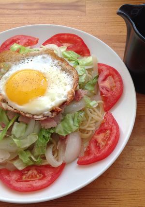キャベツの甘酢パスタ-レシピのメイン写真