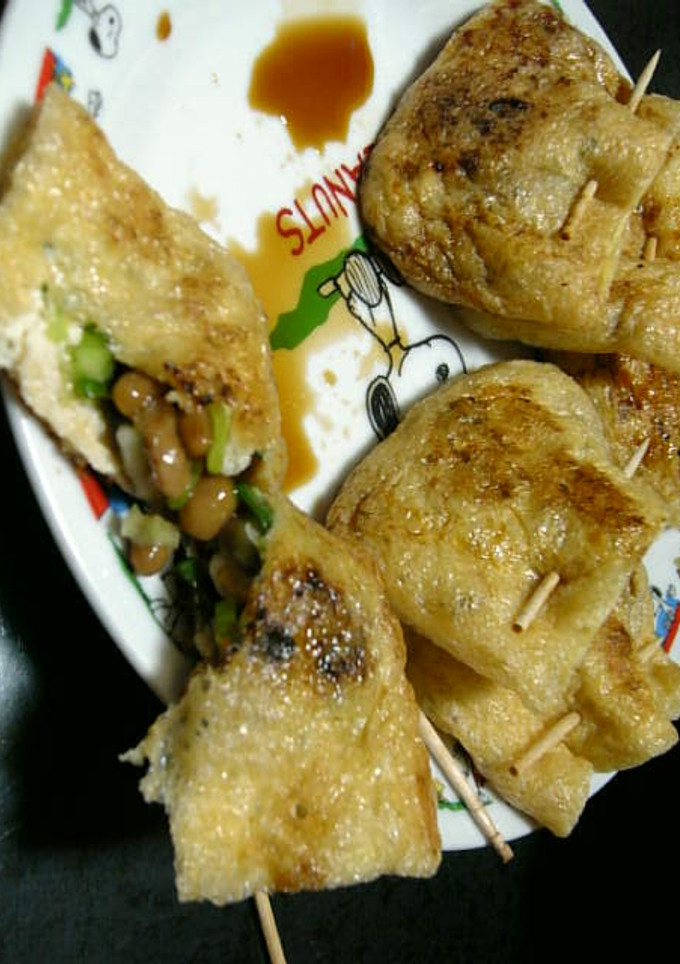 納豆の揚げ詰め焼き♪-レシピのメイン写真