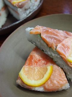 サーモンの押し寿司-レシピのメイン写真
