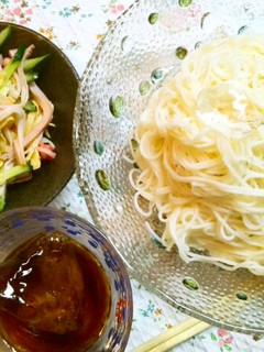 簡単!アレンジそうめん♪-レシピのメイン写真