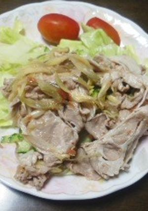 豚シャブサラダ・梅みょうが和え-レシピのメイン写真